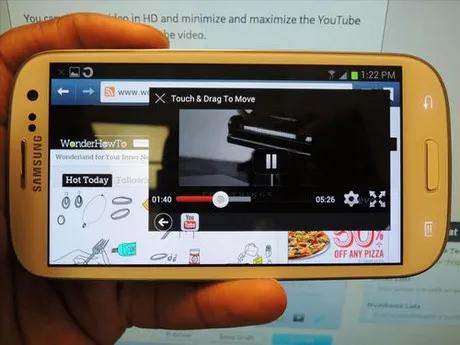 Đa nhiệm thông minh: Vừa xem YouTube, vừa lướt web hoặc chơi game trên Android