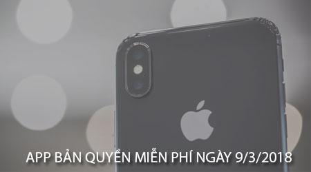 Cơ hội sở hữu ứng dụng bản quyền miễn phí dành cho iPhone và iPad trong ngày 9/3/2018