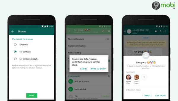 WhatsApp nâng cấp khả năng kiểm soát nhóm chat trong phiên bản mới nhất