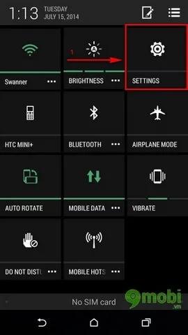Kích hoạt chế độ tiết kiệm pin trên HTC One M9 để kéo dài thời gian sử dụng và bảo vệ hiệu suất lâu dài của điện thoại.