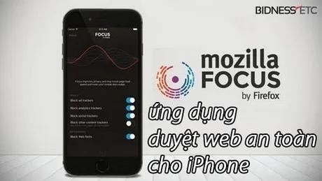 Firefox Focus - Trình duyệt web bảo mật và riêng tư hàng đầu dành cho iPhone