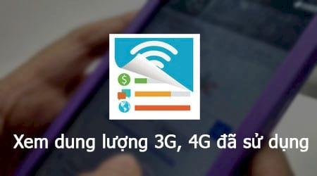 Theo dõi chính xác dung lượng 3G/4G đã sử dụng bằng My Data Manager