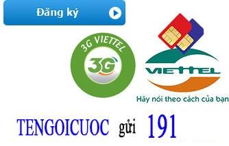 Hướng dẫn đăng ký 3G Viettel
