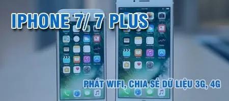 Biến iPhone 7/7 Plus thành điểm phát Wifi di động - Chia sẻ dữ liệu 3G/4G tiện lợi
