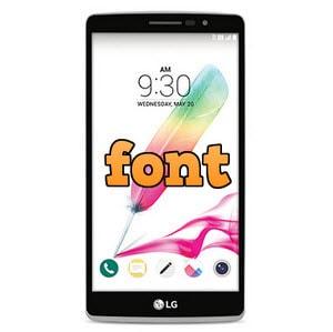 Hướng dẫn chi tiết cách thay đổi font chữ trên điện thoại LG