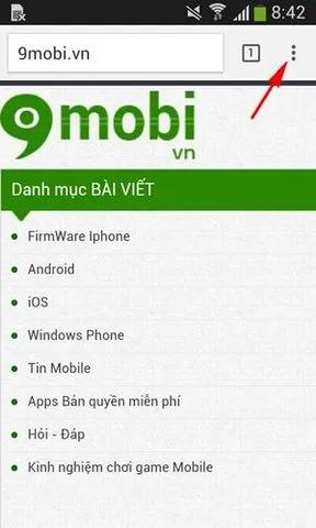 Cách thay đổi kích thước chữ trên Google Chrome cho Android