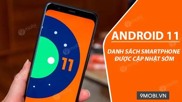 Danh sách các smartphone sớm được cập nhật lên Android 11