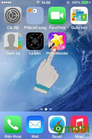 Hướng dẫn chỉnh sửa mắt đẹp tự nhiên bằng Photowonder trên iPhone 6 Plus, iPhone 6, iPhone 5s, iPhone 5, iPhone 4s và iPhone 4