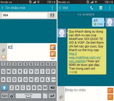 Cách kiểm tra các dịch vụ MobiFone mà bạn đang sử dụng?