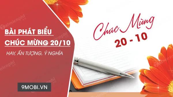 5 bài phát biểu 20/10 súc tích, giàu cảm xúc dành cho lãnh đạo và hiệu trưởng