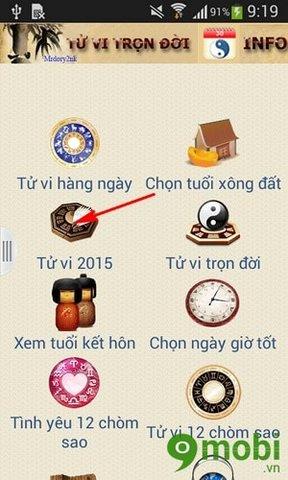 Tra cứu tử vi năm Bính Thân 2016 ngay trên điện thoại di động