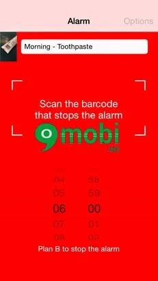 Hãy bắt đầu ngày mới đầy năng lượng với tính năng hẹn giờ báo thức thông minh qua Barcode Alarm trên điện thoại, giúp bạn dễ dàng thoát khỏi thói quen 'ngủ nướng'.