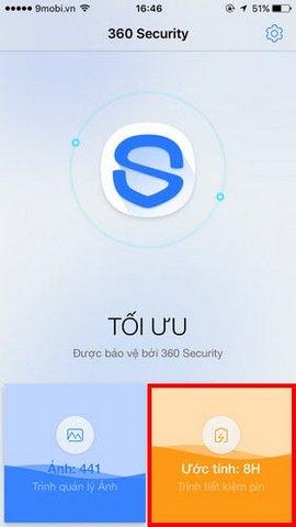Cách kiểm tra thời lượng pin iPhone chính xác với 360 Security