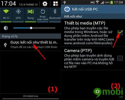 Hướng dẫn chuyển ảnh từ điện thoại Android vào máy tính