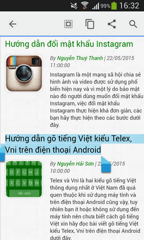 Hướng dẫn thao tác Sao chép và Dán văn bản trên Android