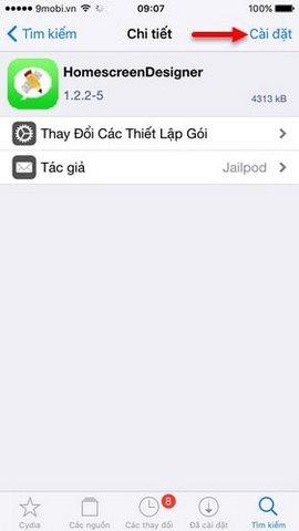 Tùy chỉnh vị trí các biểu tượng trên iPhone với công cụ Homescreendesigner