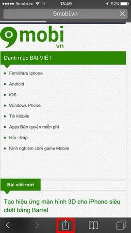 Lưu trữ trang web, đọc báo không cần mạng, thưởng thức tin tức mọi lúc mọi nơi.