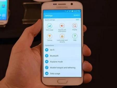 Khắc phục sự cố phổ biến trên Samsung Galaxy S6