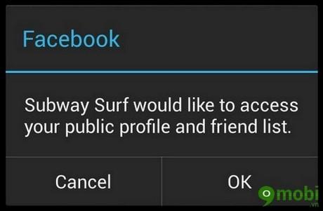 Cách khắc phục lỗi đăng nhập Facebook trên Subway Surfers cho Android