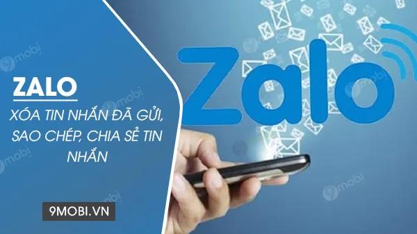Hướng dẫn thu hồi, sao chép và chia sẻ tin nhắn Zalo một cách hiệu quả
