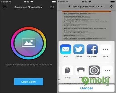 Bí kíp chụp ảnh màn hình trang web cực nét trên iPhone từ 4s đến 6 Plus chạy iOS 8