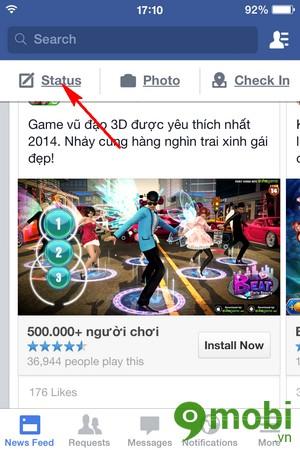 Hướng dẫn tải video lên Facebook từ iPhone