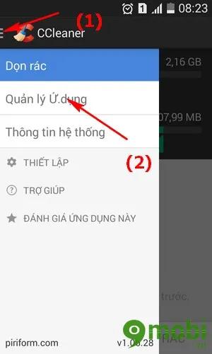 Tối ưu hóa thiết bị Android với CCleaner - Công cụ quản lý ứng dụng mạnh mẽ