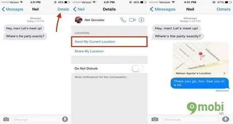 Hướng dẫn chia sẻ vị trí iPhone đơn giản trên iOS 8