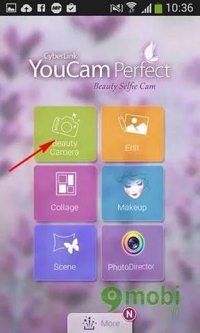 Tạo dáng mũi cao hơn với YouCam Perfect trên Android