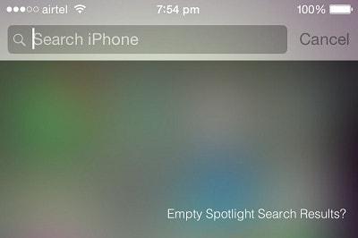 Hướng dẫn sửa lỗi Spotlight Search ngừng hoạt động trên các dòng iPhone từ 4 đến 6 Plus chạy iOS 8