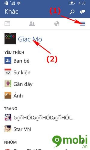 Cách thay đổi ảnh đại diện Facebook trên Windows Phone