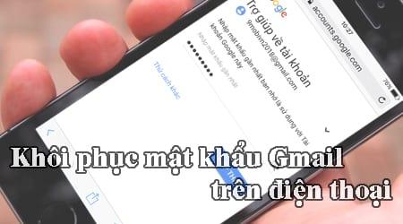 Cách khôi phục mật khẩu Gmail trên iPhone và Android
