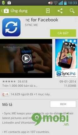 Sync.ME - Kết nối danh bạ mạng xã hội với điện thoại Android
