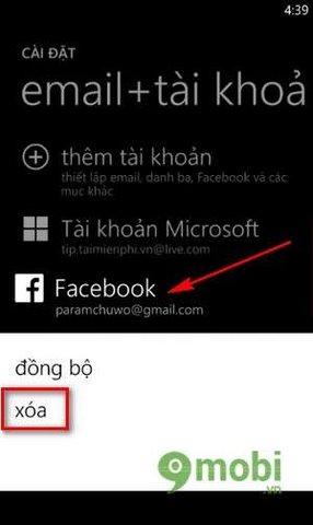 Hướng dẫn xóa danh bạ Facebook trên Windows Phone