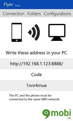 Flyer Files - Giải pháp kết nối Windows Phone và máy tính không dây tiện lợi
