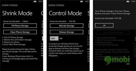 Tối ưu hóa dung lượng và bộ nhớ cho Windows Phone