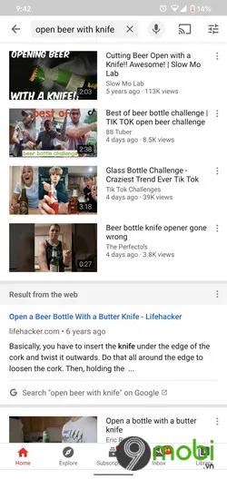 YouTube trên Android sắp có tính năng đột phá: Hiển thị kết quả tìm kiếm web ngay trong ứng dụng
