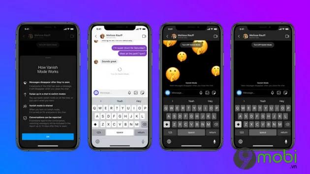 Facebook vừa trình làng chế độ Tin Nhắn Biến Mất Vanish Mode, lấy cảm hứng từ Snapchat, mang đến một trải nghiệm bảo mật và riêng tư hoàn toàn mới cho người dùng.