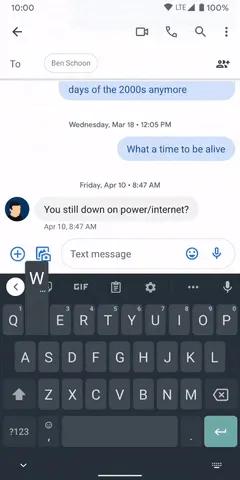 Google hiện đang thử nghiệm tính năng Smart Compose trong Gboard cho các ứng dụng nhắn tin như Messages, Telegram và WhatsApp.