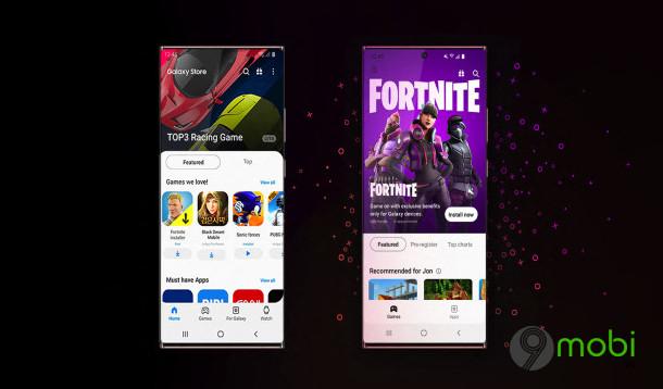 Samsung tái thiết kế Galaxy Store với trọng tâm đặc biệt dành cho Fortnite