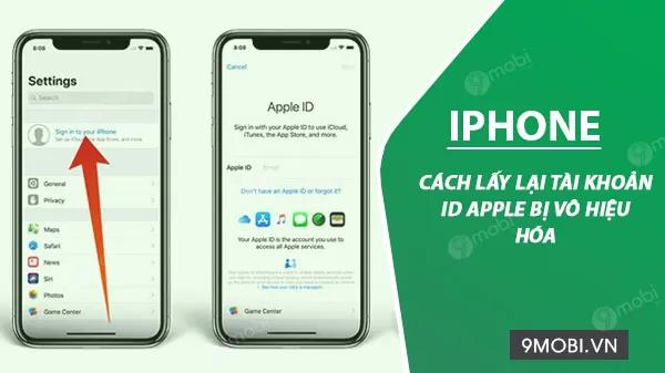 3 Cách khôi phục tài khoản Apple ID khi bị khóa