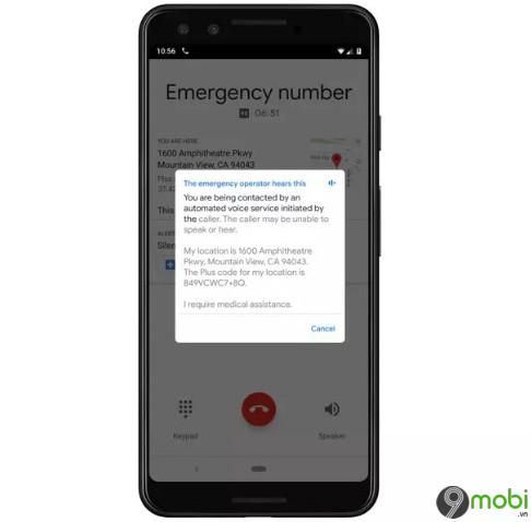 Google đã cập nhật ứng dụng Phone trên các thiết bị Pixel, bổ sung tính năng text-to-speech giúp người dùng gửi thông tin khẩn cấp mà không cần phải gọi thoại.