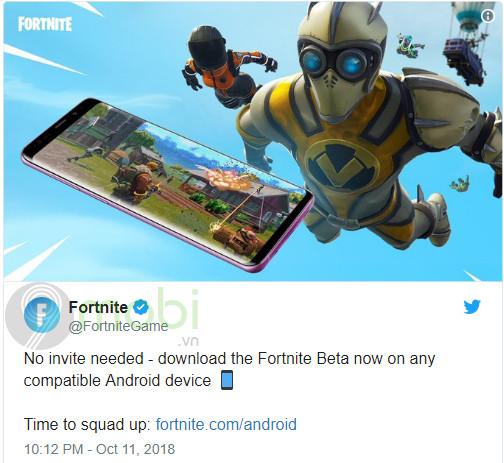 Fortnite trên Android chính thức bước vào giai đoạn open beta, mở rộng cánh cửa trải nghiệm cho game thủ.