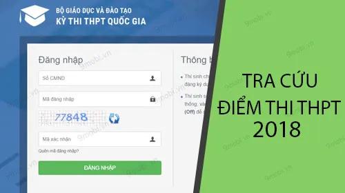 Hướng dẫn tra cứu điểm thi THPT Quốc gia 2018 trên smartphone