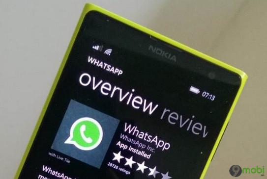 WhatsApp trên Windows Phone sẽ chính thức khép lại hành trình vào ngày 31/12