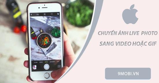 Hướng dẫn biến hóa ảnh Live thành Video/GIF cực dễ trên iPhone