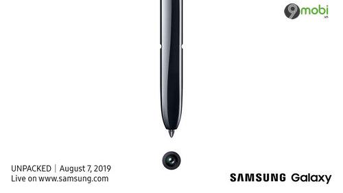 Samsung đã xác nhận rằng Galaxy Note 10 sẽ được ra mắt vào ngày 7 tháng 8 tới.
