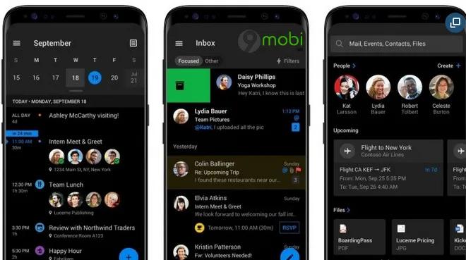 Outlook trên Android sắp được nâng cấp với chế độ Dark Mode - xu hướng thiết kế tối giản đang được ưa chuộng