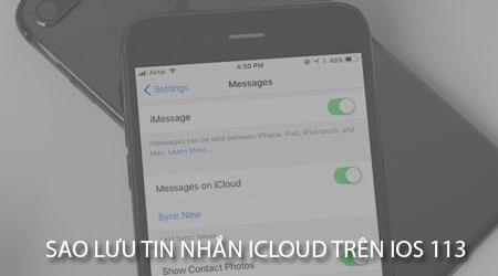 Apple sẽ cho phép người dùng lưu tin nhắn trên iCloud trong phiên bản iOS 11.3, mang đến tính năng sao lưu tiện lợi cho người dùng iPhone.