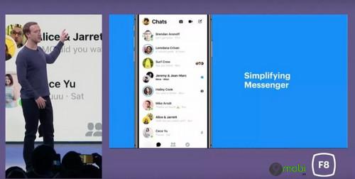 Facebook sắp trình làng Messenger phiên bản mới với giao diện tinh gọn cùng chế độ Dark Mode ấn tượng.